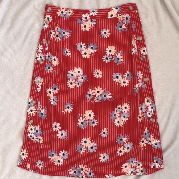 Madewell Daisy Side Button Skirt - Picture 2 of 4